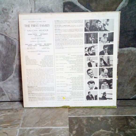 Bob Booker & Earle Doud The First Family CLP 3060 Vinyl Record 1962 - Picture 2 of 5